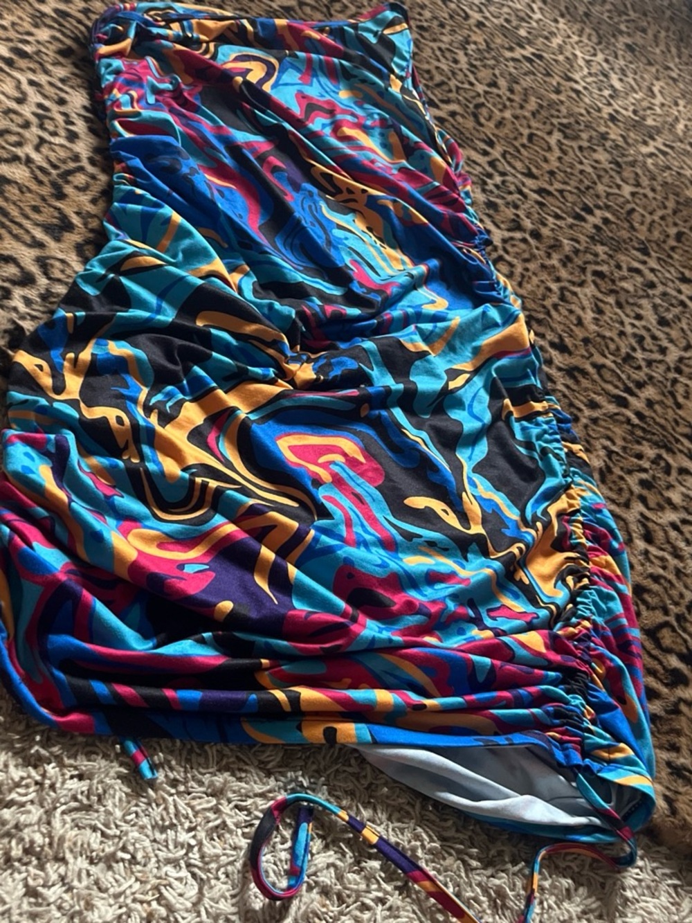 Women’s Multicolor Swirl One-Piece